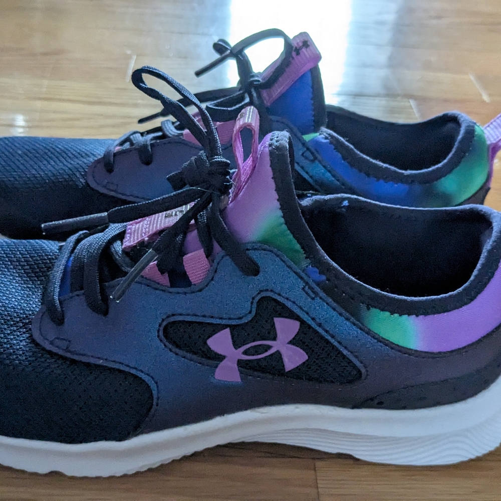 Under Armour Kids Sneakers - Black and Purple